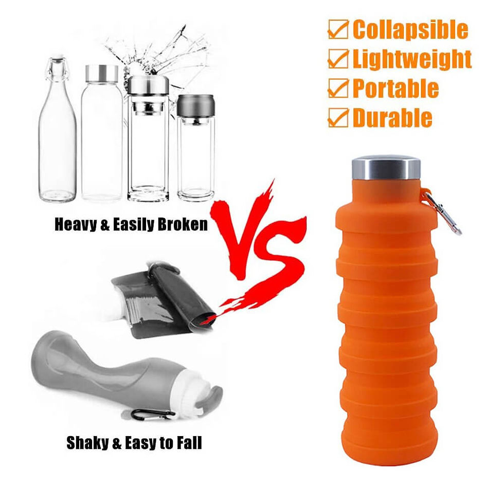 Miniatura: Parairdevacaciones.com_Botella de agua plegable, botella agua colapsable con tapa de roscas