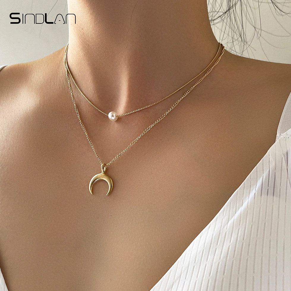 Miniatura: Collar con colgante de oro geométrico de cristal | PARAIRDEVACACIONES.COM