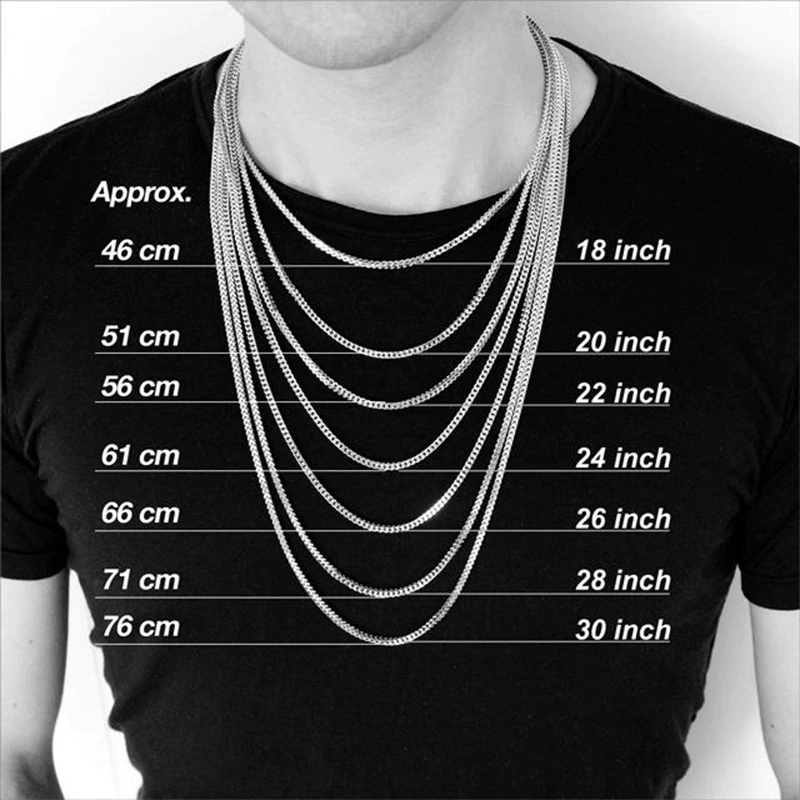 Miniature : Collar de cadena cubana unisex, gargantillas de cadena de acero inoxidable | EBEPEX Express