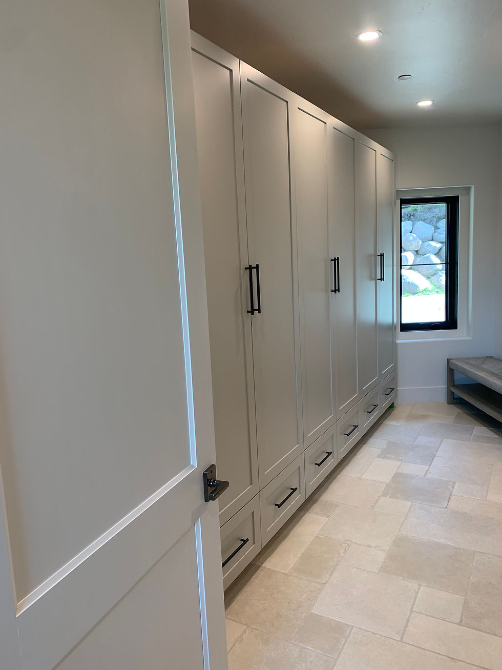 Painted Closet Doors