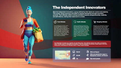 Colourful dashboard information page