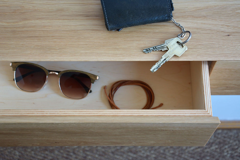 Thumbnail: entryway table drawer