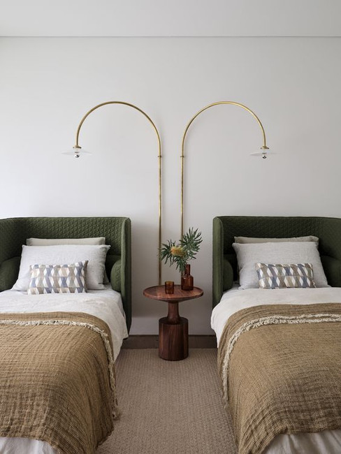 small round nightstand