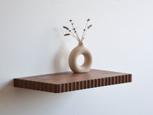 Floating shelf with decoration