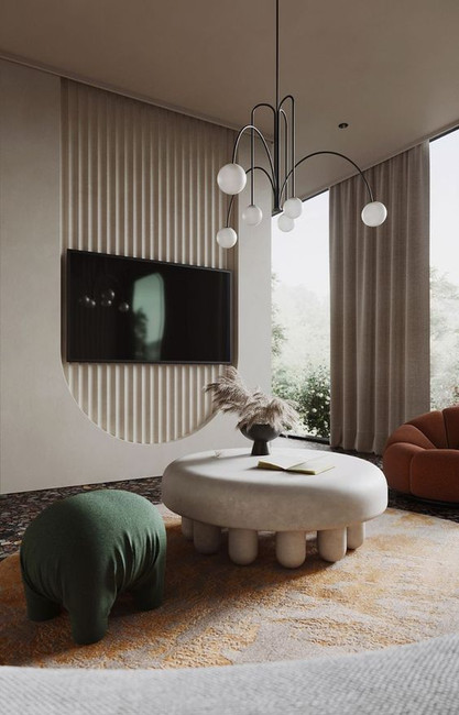 contemporary living room