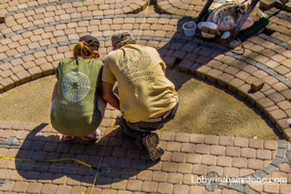 LABYRINTH BUILDERS MARTY AND DEBI KERMEEN