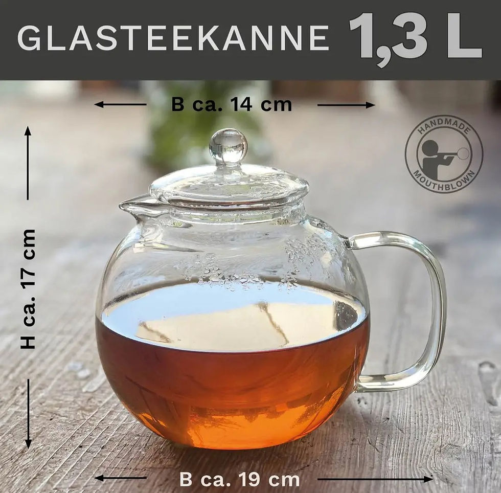 Miniaturbild: Creano Teekanne aus Glas 1,3l