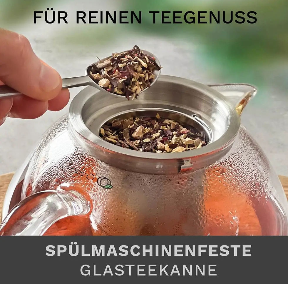 Miniaturbild: Creano Teekanne aus Glas 1,3l