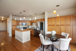 Custom Red Oak Butcher block counter different view