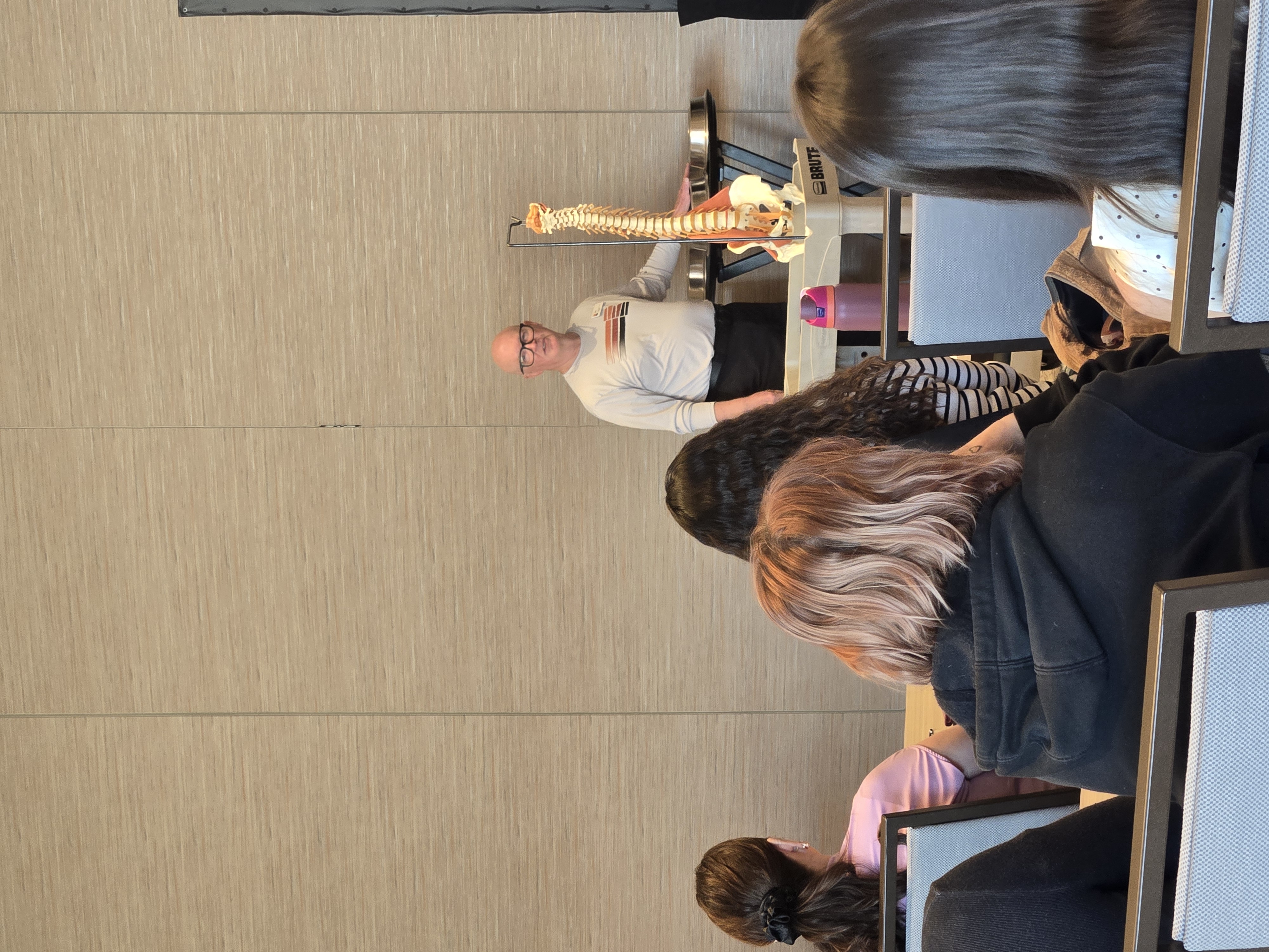 BICS teaching a recent class student and affiliate safety and wellness..jpg