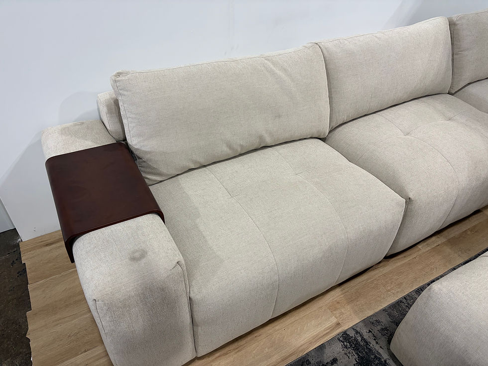 Thumbnail: Paige 6-piece Modular Fabric Sectional 