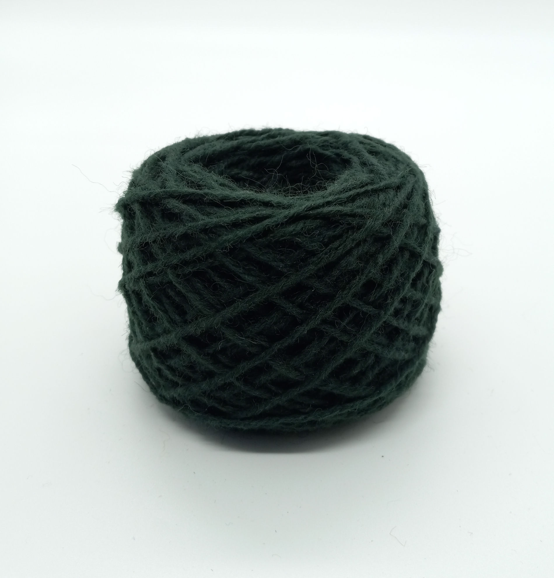 Deep green # FY20 THIN (Fine Punch Needle) Rug Yarn 100% Wool 1/8 lbs.