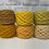 Thumbnail: Bonus Buy 6 balls of Yellow Colors Wool Rug Yarn 3 Ply Thick Punch Needle