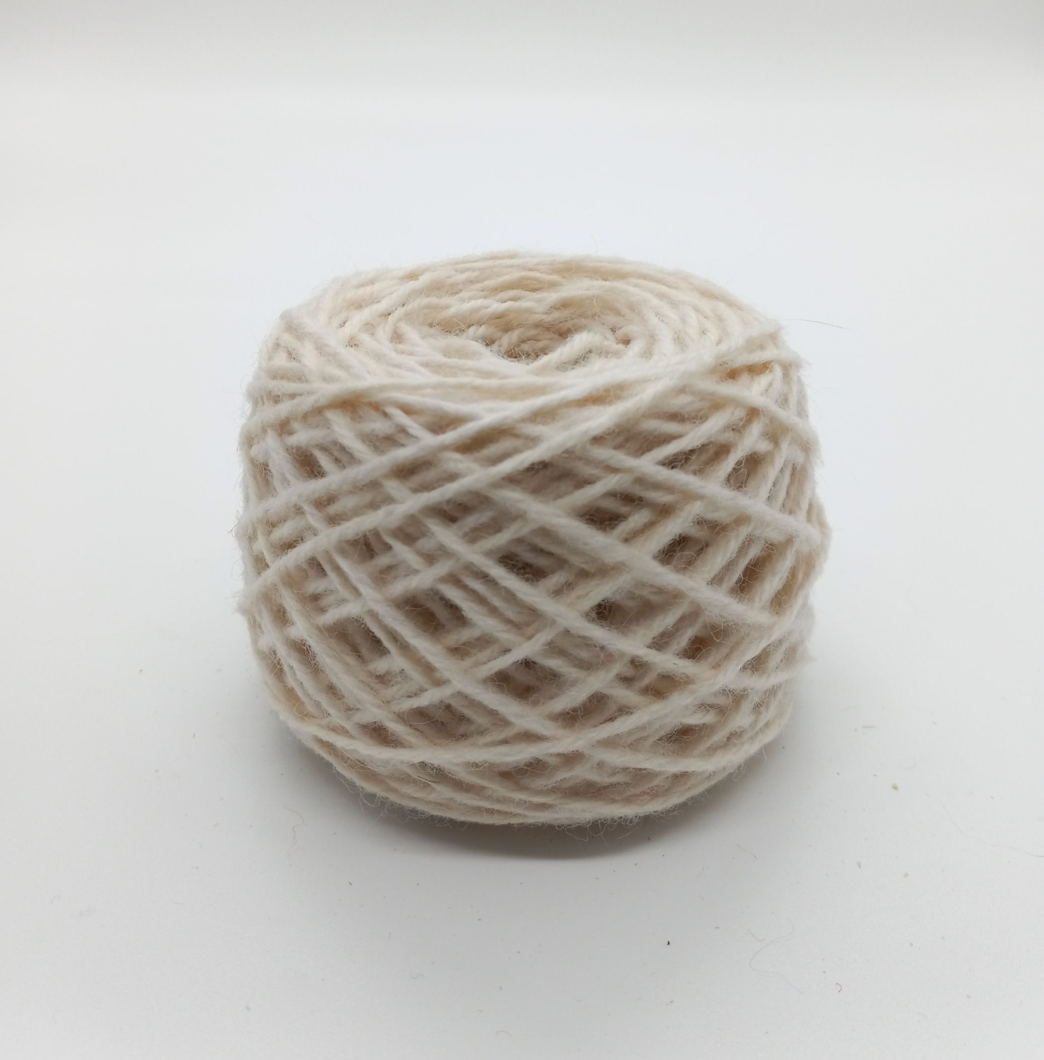 White # FY18 THIN (Fine Punch Needle) Rug Yarn 100% Wool 1/8 lbs.