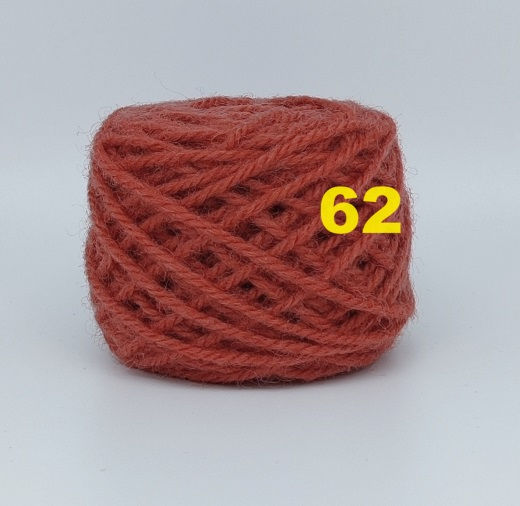 Thumbnail: Wool 100% rug yarn red