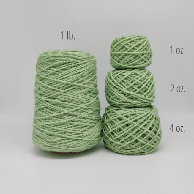 Wool 100% rug yarn mint