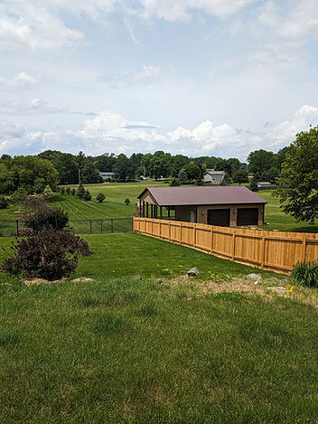 6' Cedar Privacy Fence With 6' Ornamental Steel, Cottage Grove, WI