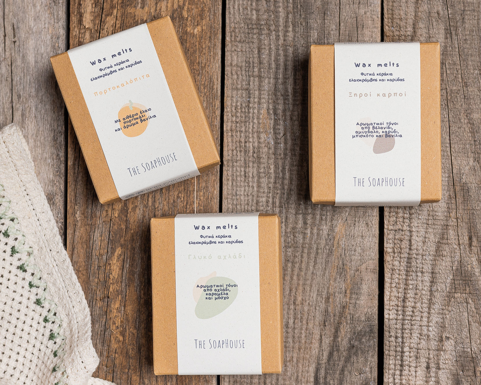 Wax Melts από φυτικό κερί ελαιοκράμβης & καρύδας για καυστήρα ελαίων