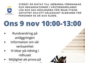 Seniordag 9 nov
