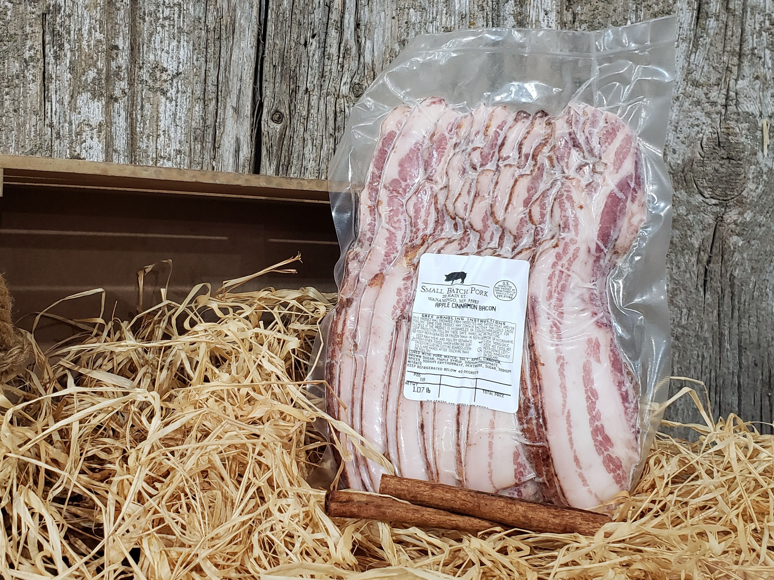 Bacon, Apple Cinnamon, 1lb Package