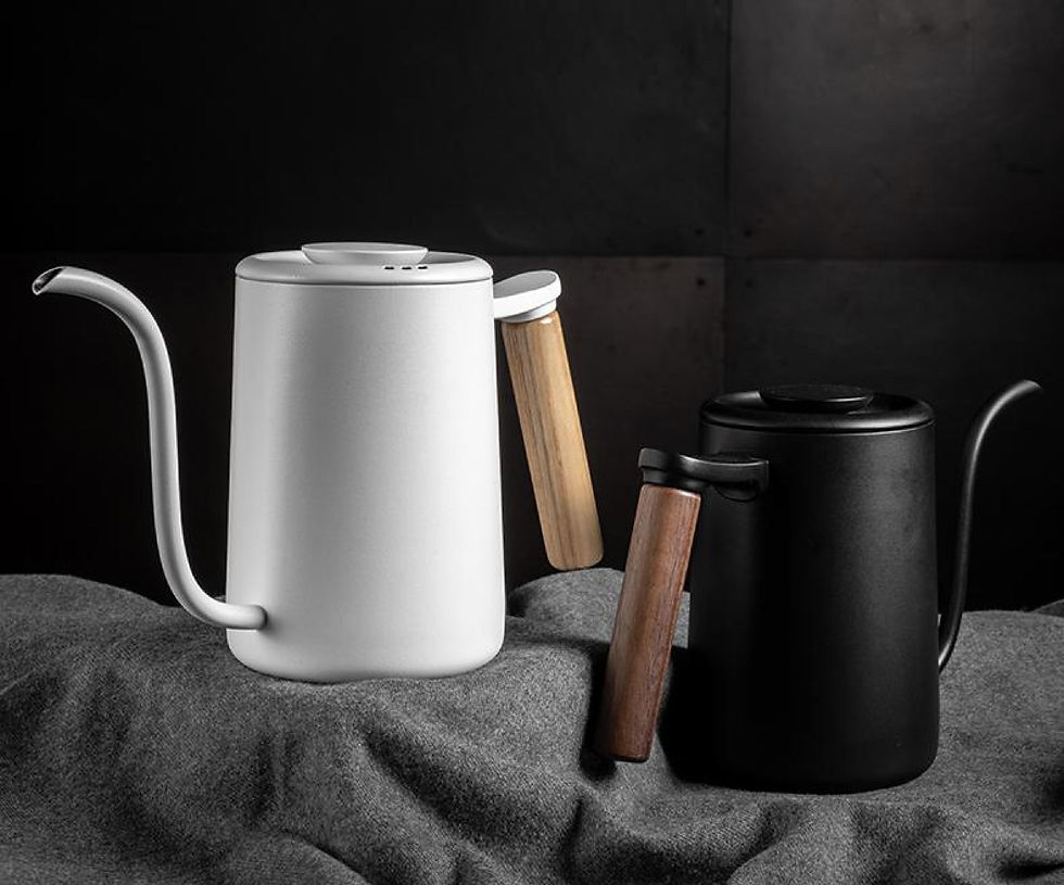 Thumbnail: Kettle-Fish Youth  700ml Black-Wood Handle