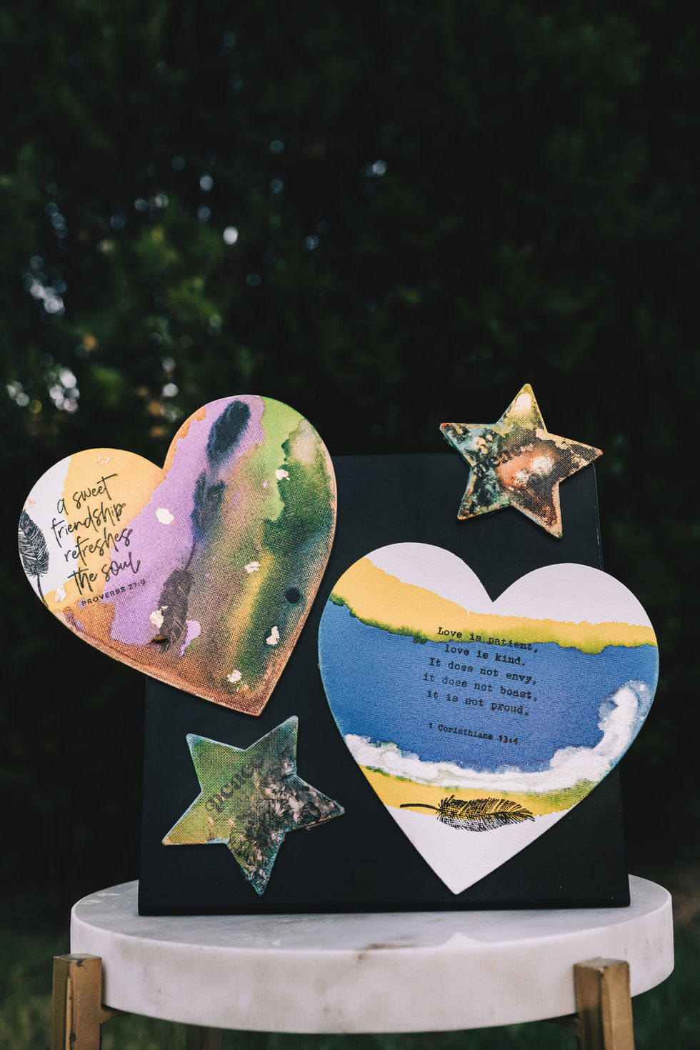Hand Painted Various Shaped Greeting Magnets
