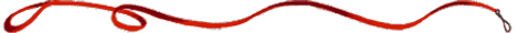 Decorative red leash graphic