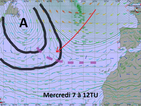 Météo Route du Rhum : cogitations du 1er novembre.