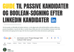 GUIDE til passive kandidater og Boolean-søgning efter LinkedIn kandidater