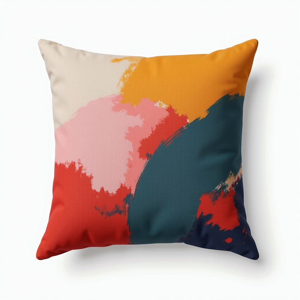 Coussin Décoratif 'Palette Vive'