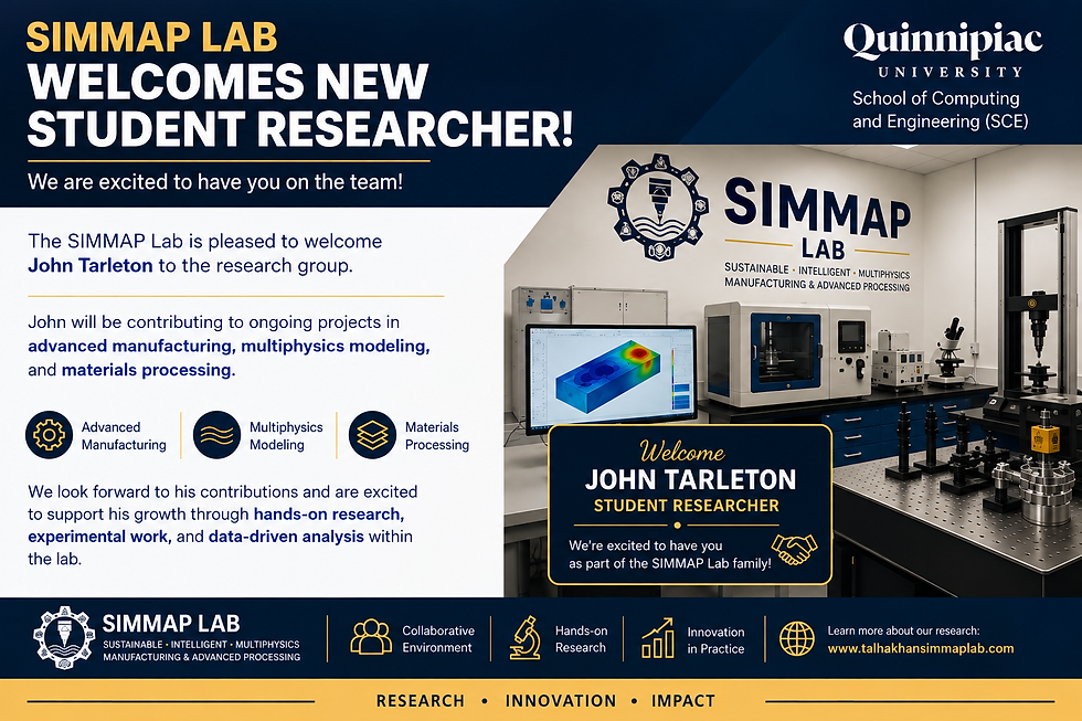 Welcome to the SIMMAP Lab: New Student Researcher Joins the Team