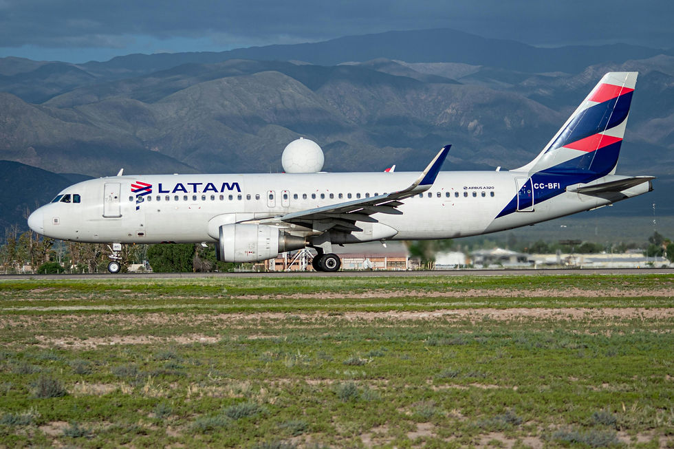 LATAM aircraft. LATAM could fly this potential new route