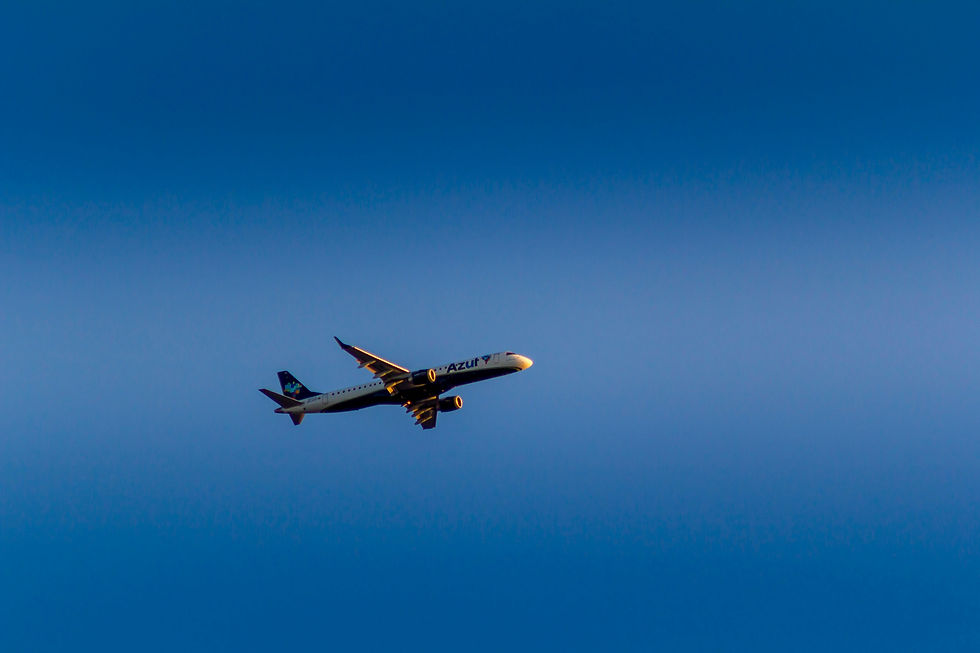 AZUL aircraft. This airline could fly this potential new route
