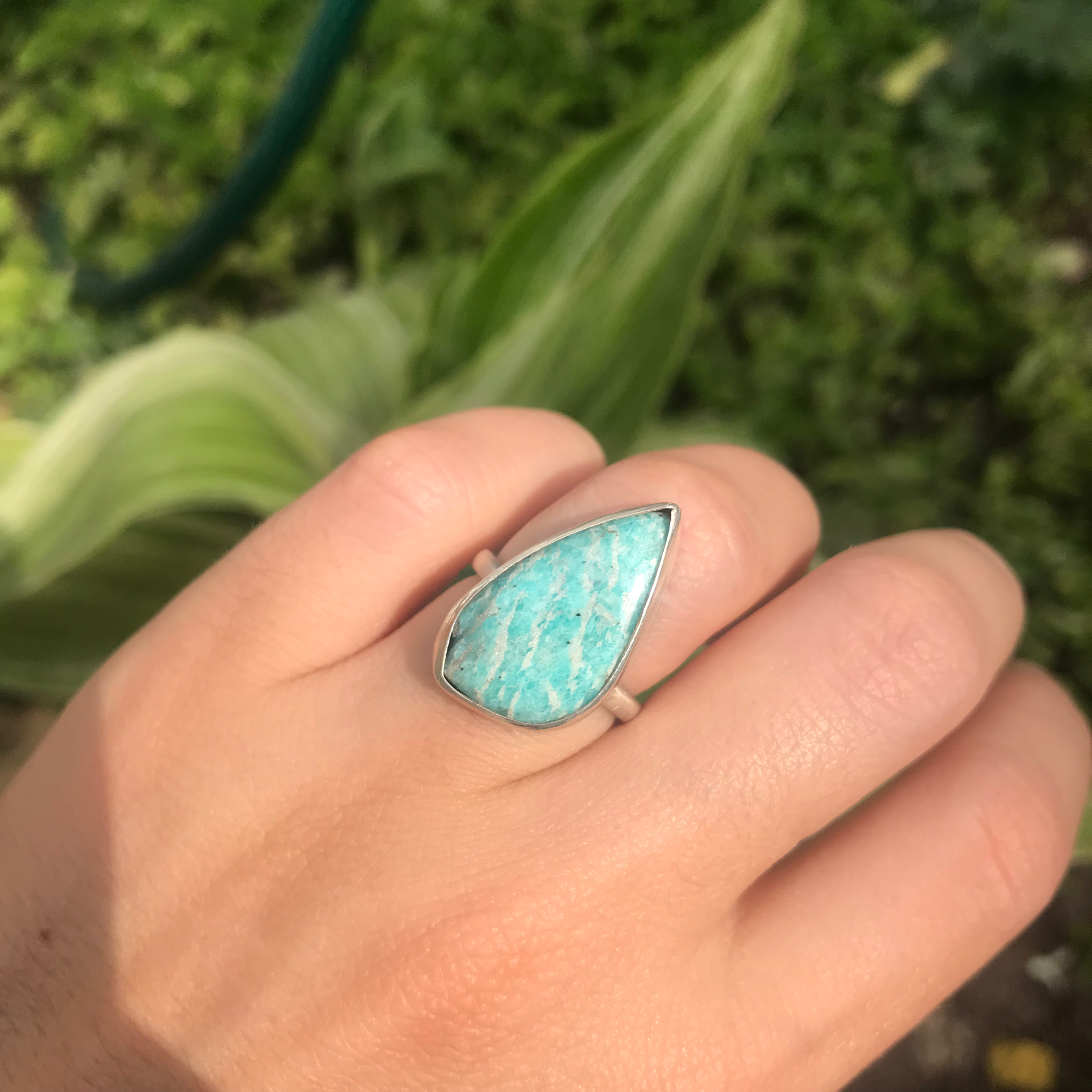 Anillo amazonita