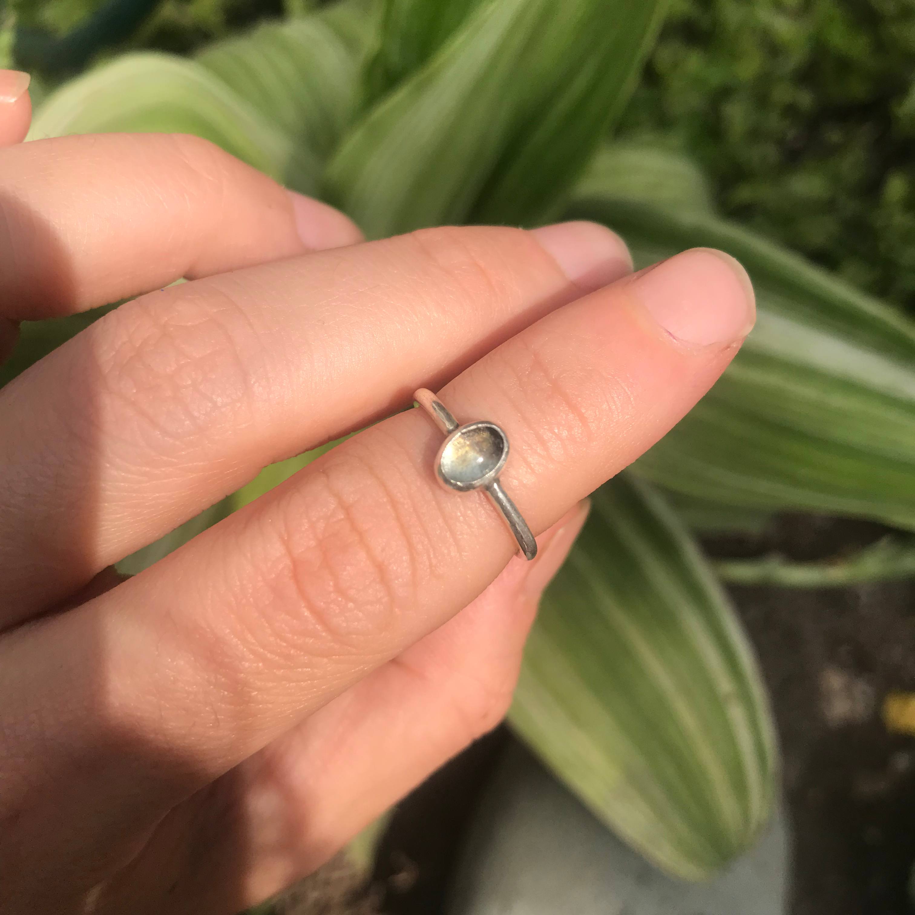 Anillo aguamarina