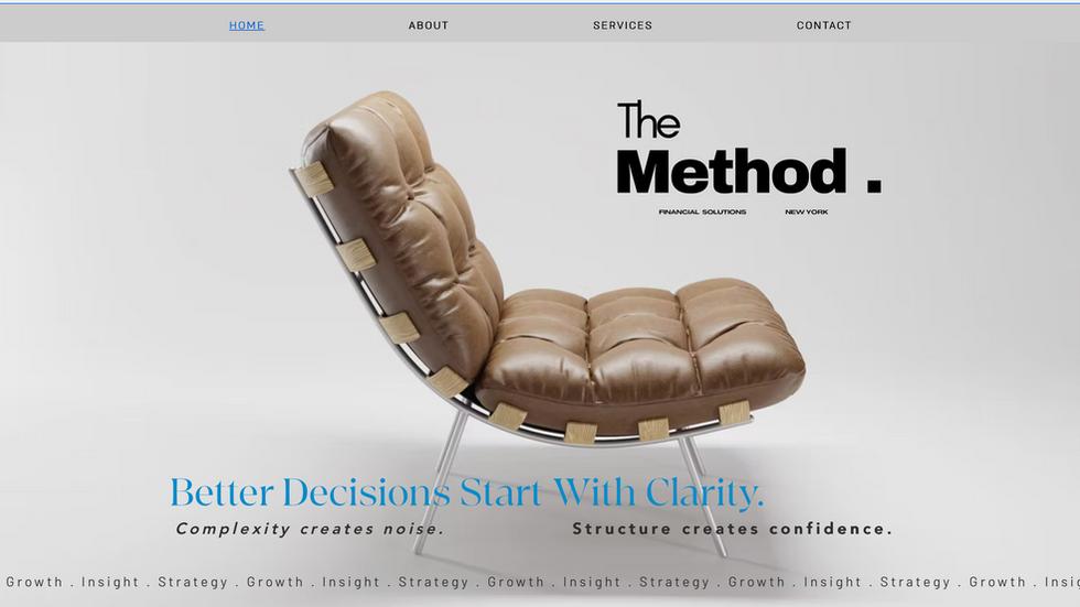Premium Advisory website- Business Consulting