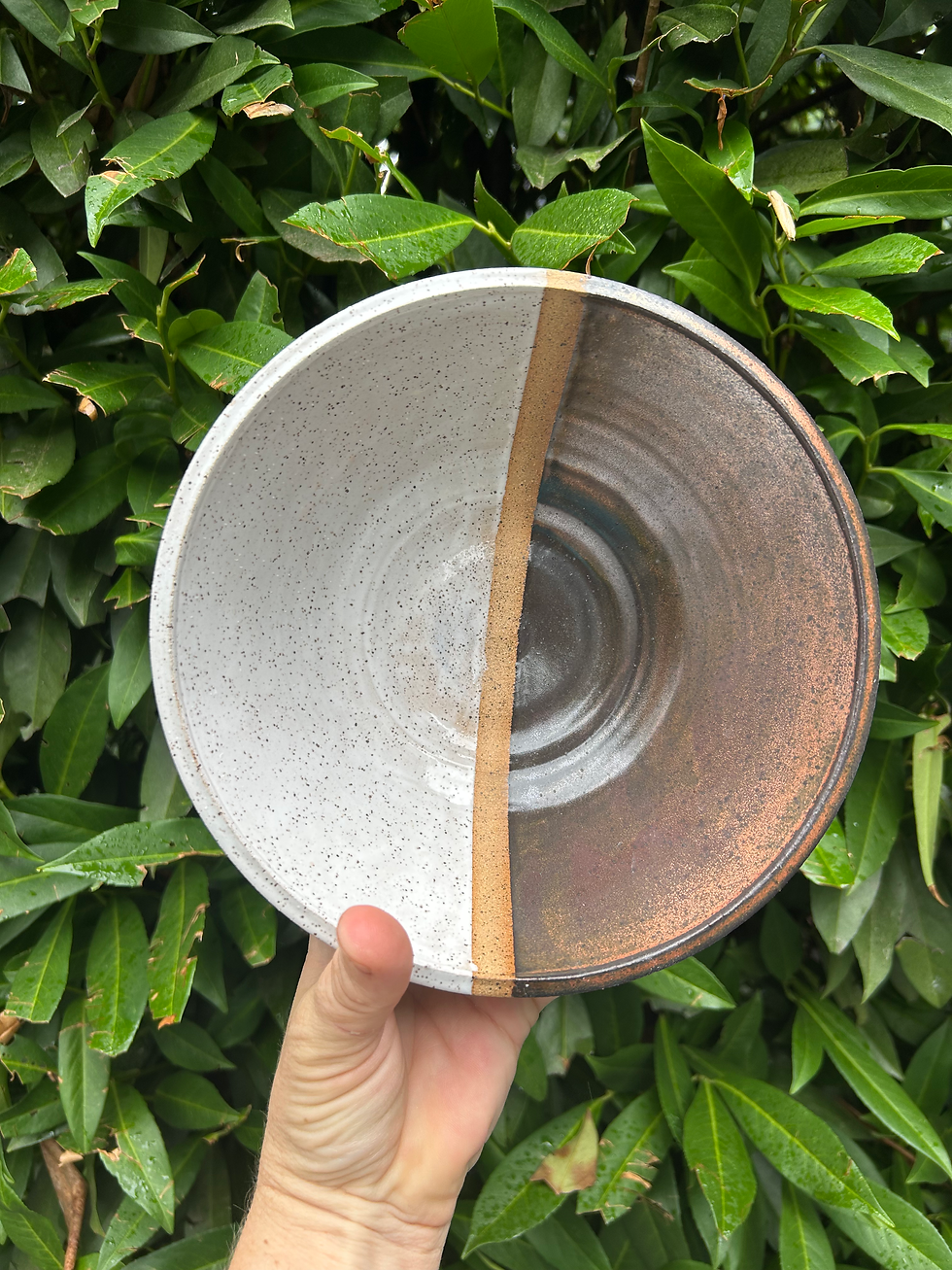 Thumbnail: Copper&  White Bowl
