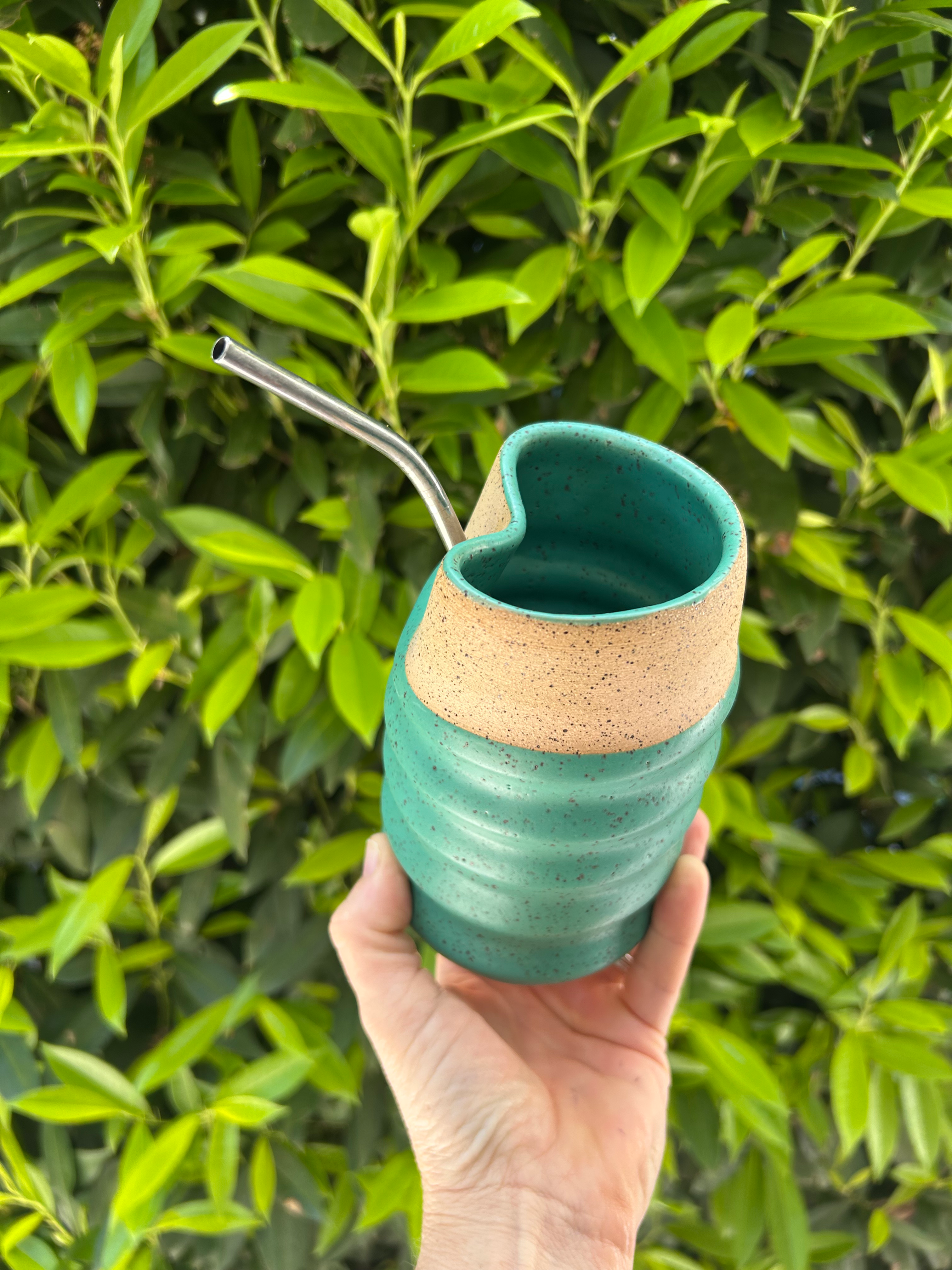 Teal Drinking Cup