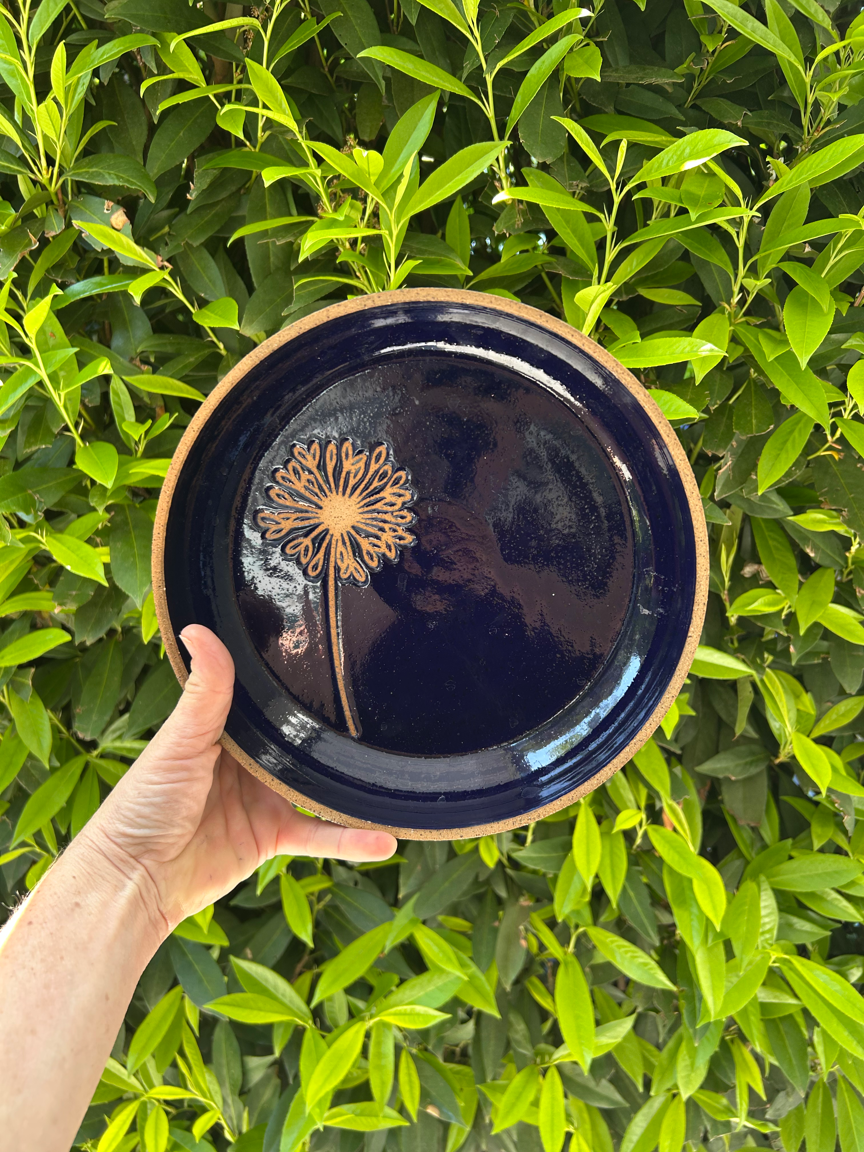 Dandelion Cobalt Bowl