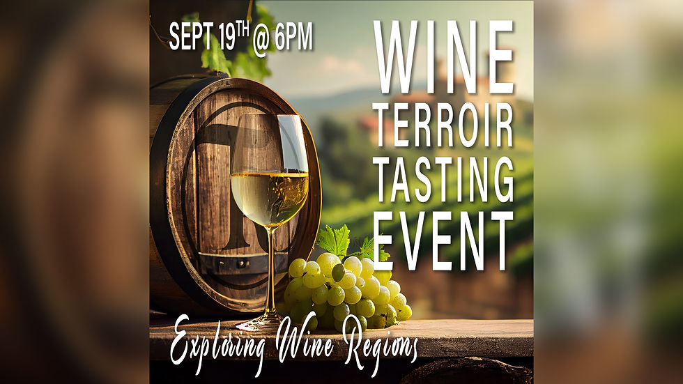 Wine Terroir Tasting Event