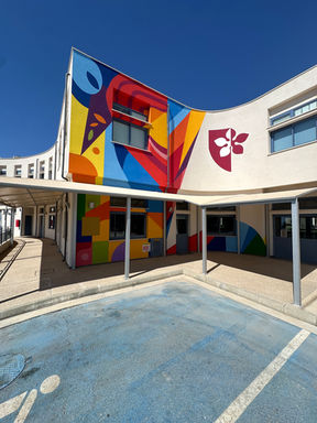 Foleys School Cyprus art mural
