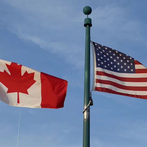 Canada and US Border