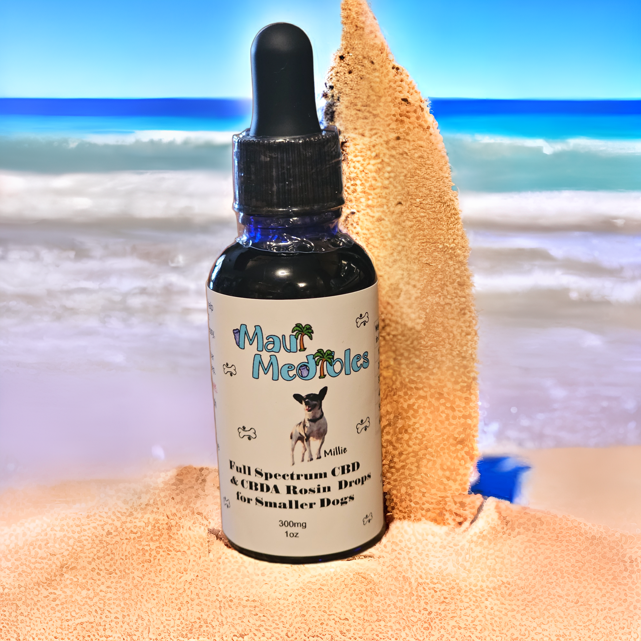 Broad Spectrum CBD & CBDA Rosin Drops for Small Dogs- Up to 60lbs