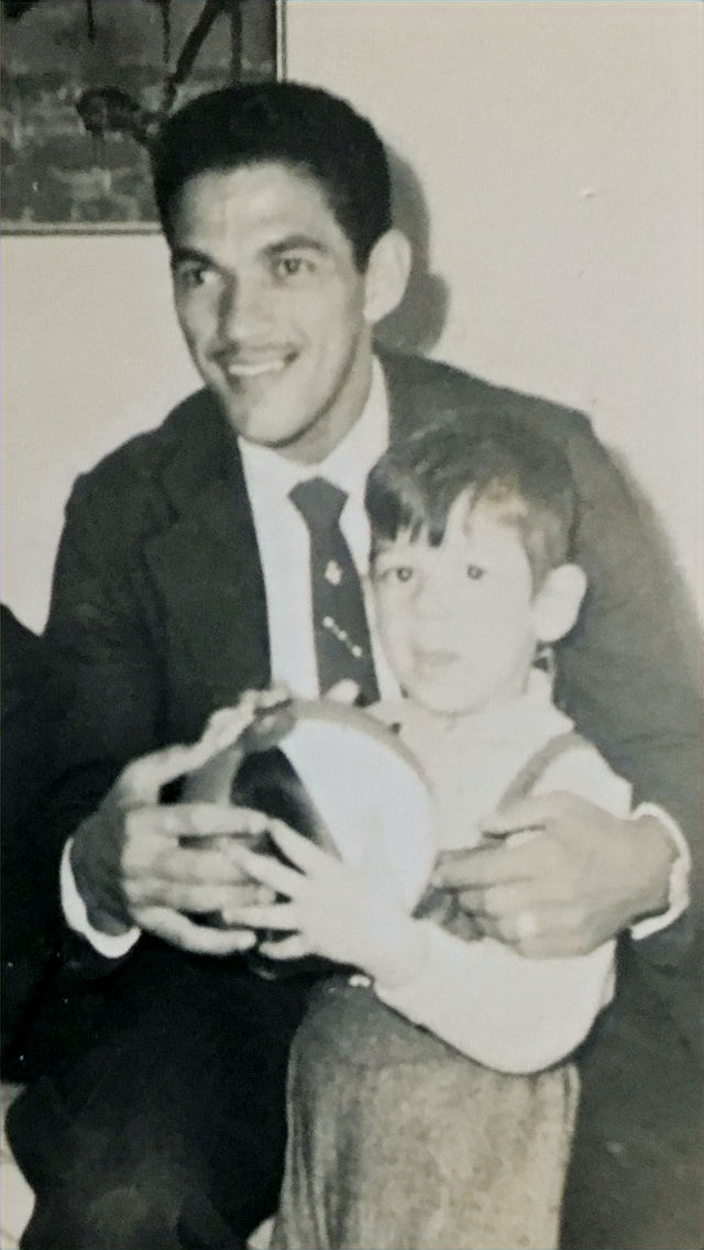 Imagem do acervo pessoal do autor - Na foto, Bernardo Lins e Garrincha