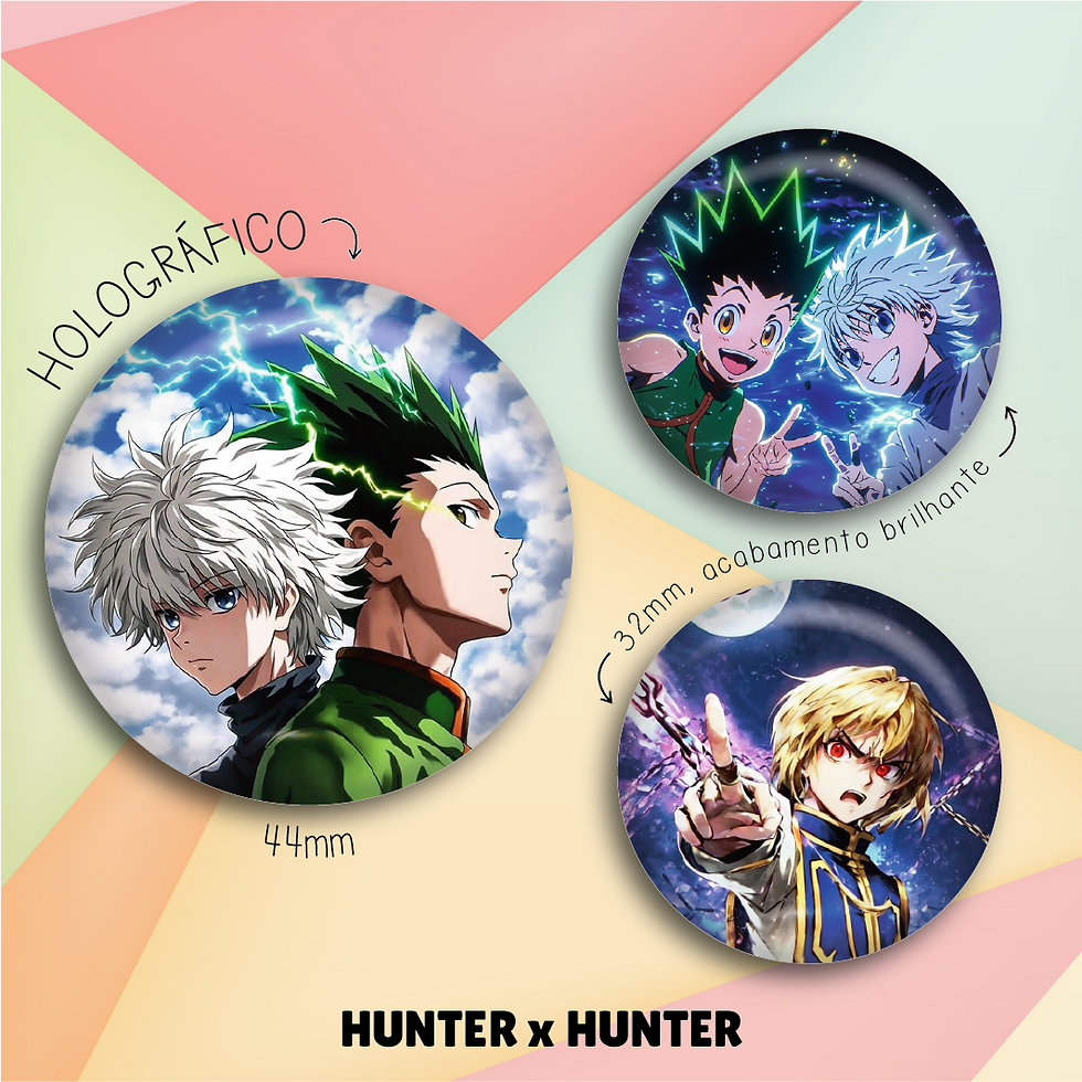 BOTTONS HUNTER x HUNTER