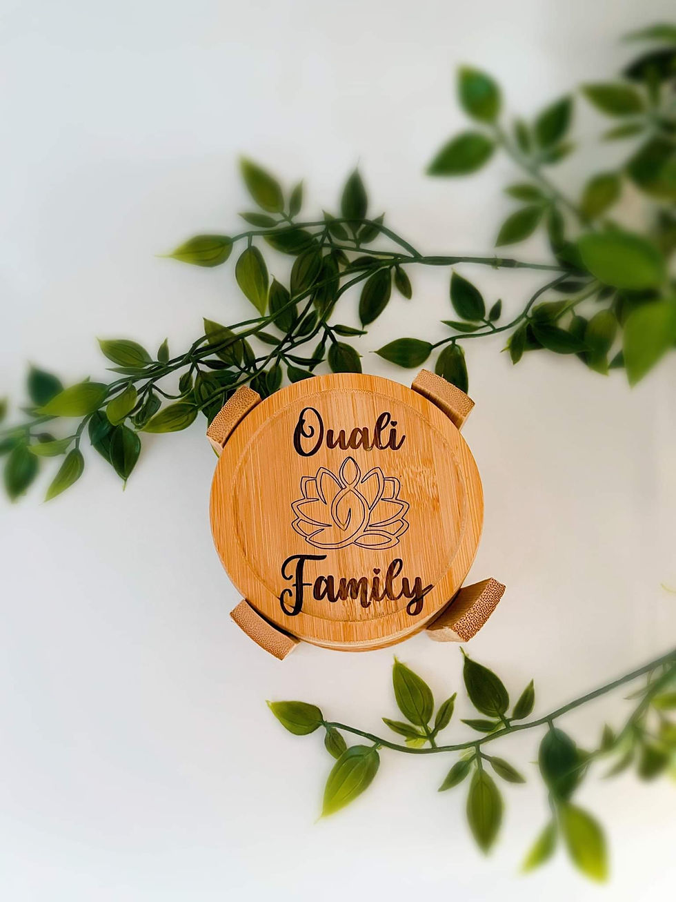 Miniature : 6 sous verres personnalisables et support