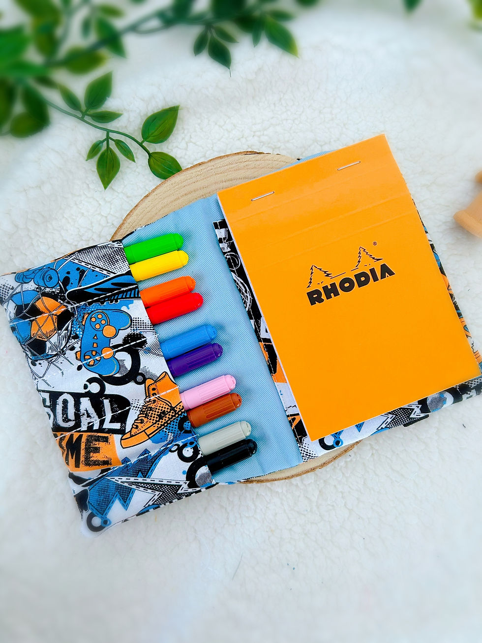 Pochette à dessin nomade graffitis