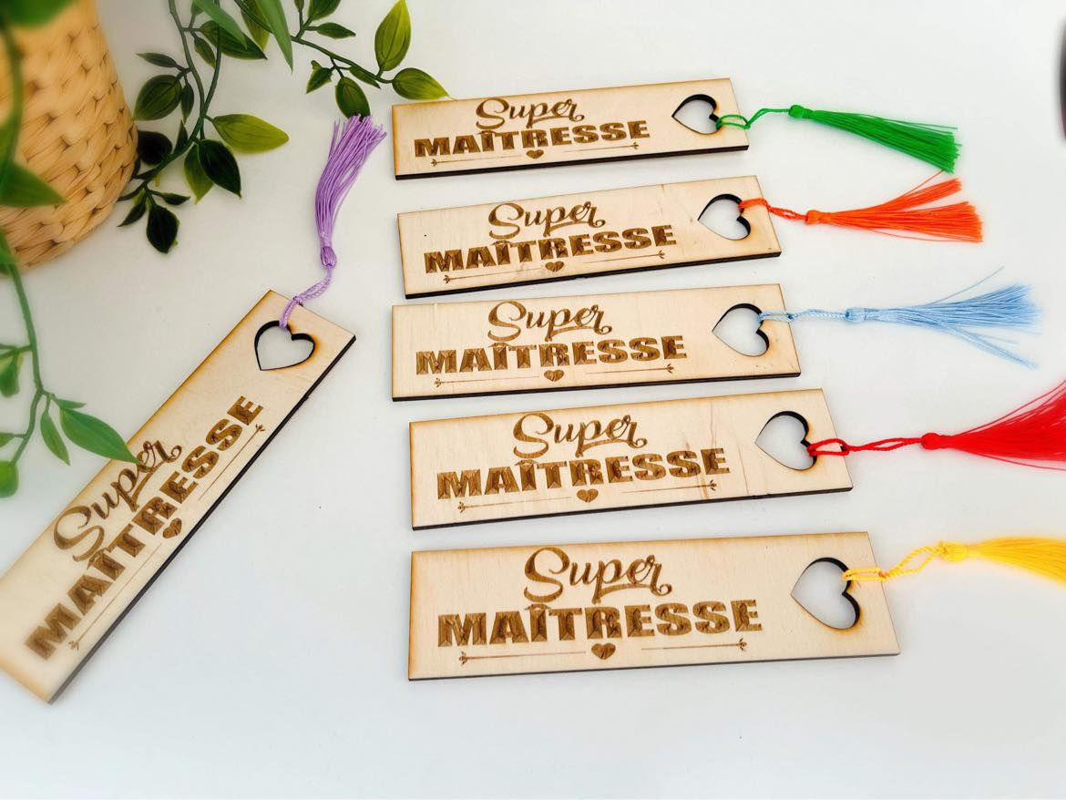 Marque Page Maîtresse,ATSEM, Nounou