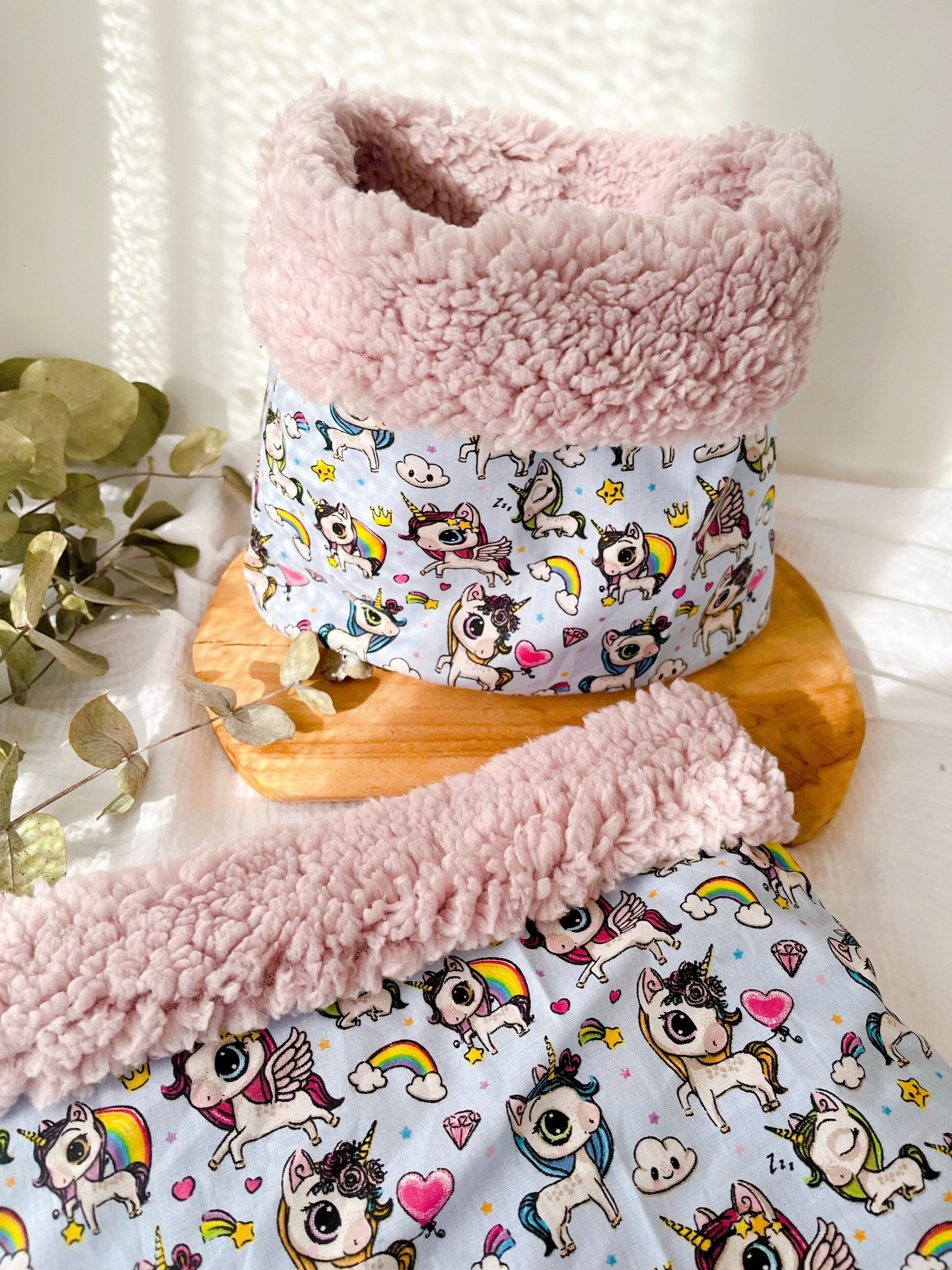 Snood licornes /Rose 