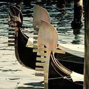 Venice gondolas